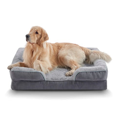 WATANIYA PET Orthopedic Dog Sofa Bed, Non Slip Pet Couch Bed with Removable Washable Cover