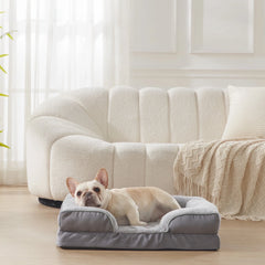 WATANIYA PET Orthopedic Dog Sofa Bed, Non Slip Pet Couch Bed with Removable Washable Cover