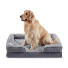 WATANIYA PET Orthopedic Dog Sofa Bed, Non Slip Pet Couch Bed with Removable Washable Cover