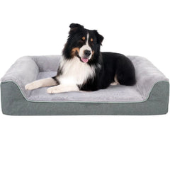 WATANIYA PET Orthopedic Dog Sofa Bed, Non Slip Pet Couch Bed with Removable Washable Cover