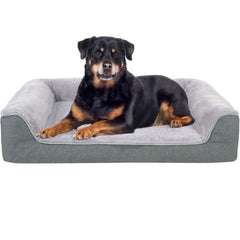 WATANIYA PET Orthopedic Dog Sofa Bed, Non Slip Pet Couch Bed with Removable Washable Cover