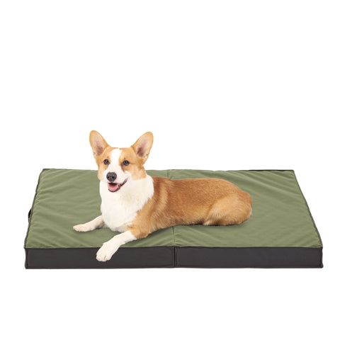 WATANIYA Foldable Travel Dog Bed, Outdoor Waterproof Orthopedic Pet Bed Mattress