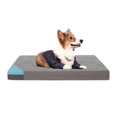 WATANIYA PET Memory Foam Soft Rose Plush Dog Bed, Non Slip Bottom, Washable Pet Bed Mattress