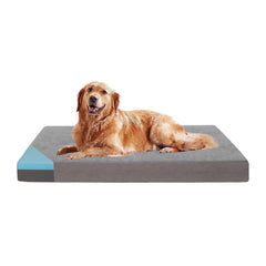 WATANIYA PET Memory Foam Soft Rose Plush Dog Bed, Non Slip Bottom, Washable Pet Bed Mattress