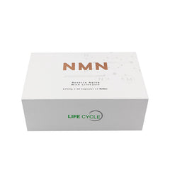 Life Cycle NMN Supplement 2 Bottles Gift Pack Nicotinamide Mononucleotide to Boost NAD+ Levels for DNA Repair(125mg per Capsule 30 Capsules per Bottle). Best NMN 99%+ Pure.